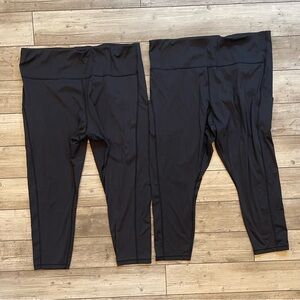 ⚡️BUNDLE⚡️ Set of 2 | Athleta | Ultimate Stash Pocket 7/8 Leggings | Size: 3X
